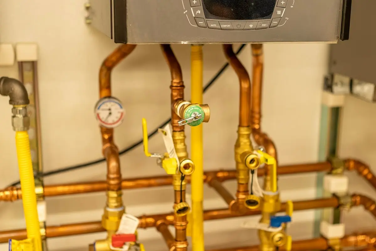 Licensed technician providing Water Heater Installation for a homeowner in Heath